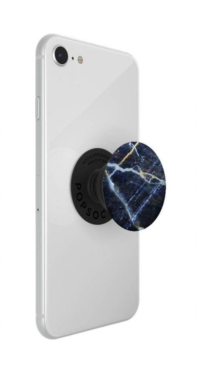 PopSockets X HappyCase PopGrip PopTop Greep en Standaard Donker Marmer afbeelding 11