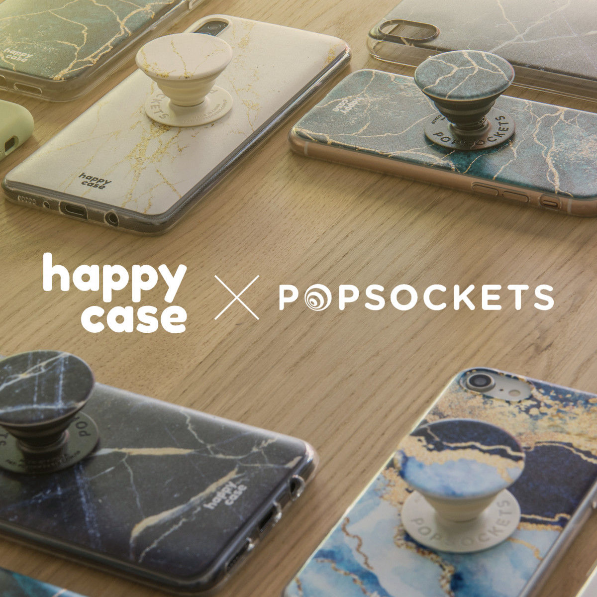 PopSockets X HappyCase PopGrip PopTop Greep en Standaard Pink afbeelding 6