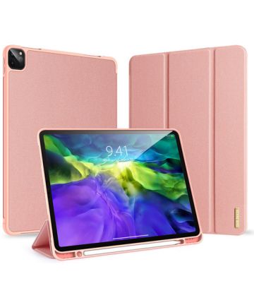 Dux Ducis Domo iPad Pro 11 (2018/2020/2021) Tri-fold Hoes Roze Hoesjes