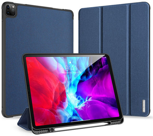 Dux Ducis Domo Series Apple iPad Pro 12.9 2018 / 2020 Tri-fold Blauw afbeelding 1