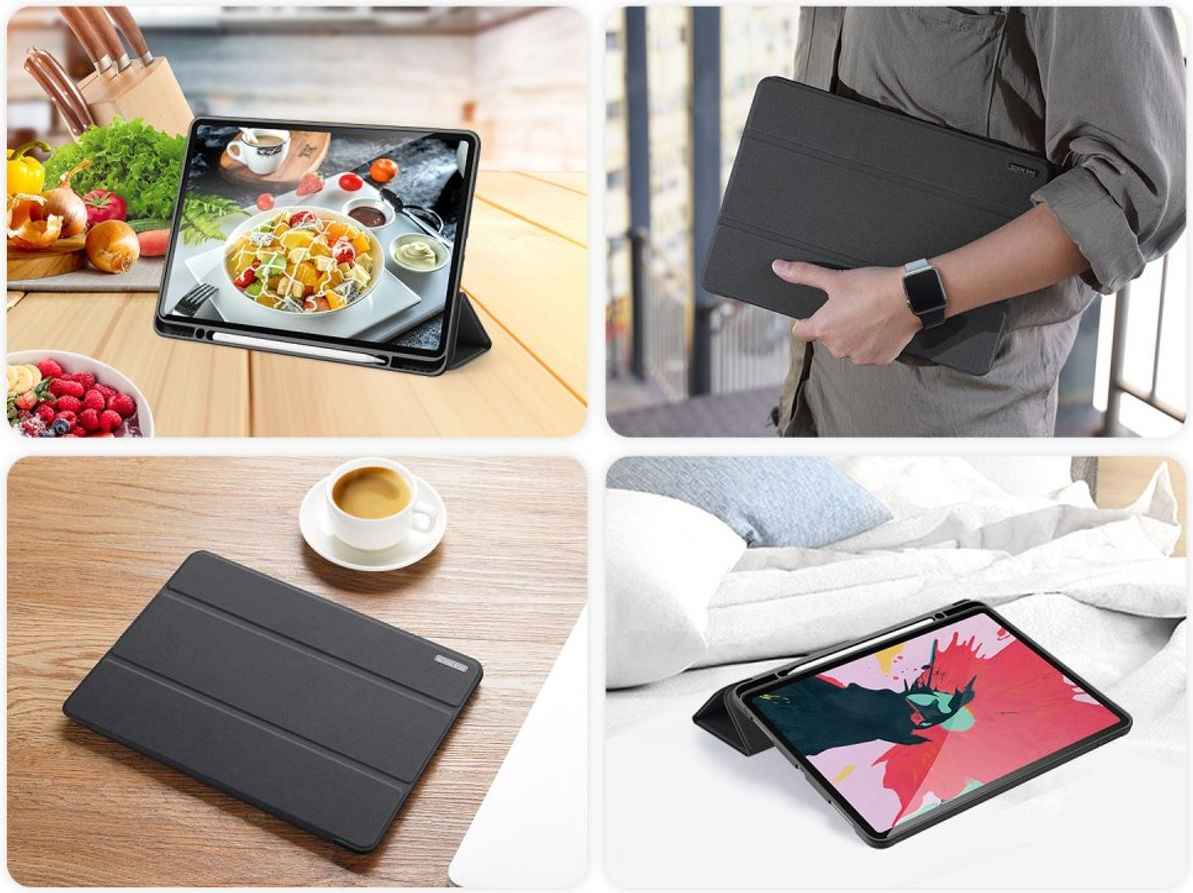 Dux Ducis Domo Series Apple iPad Pro 12.9 2018 / 2020 Tri-fold Blauw afbeelding 11