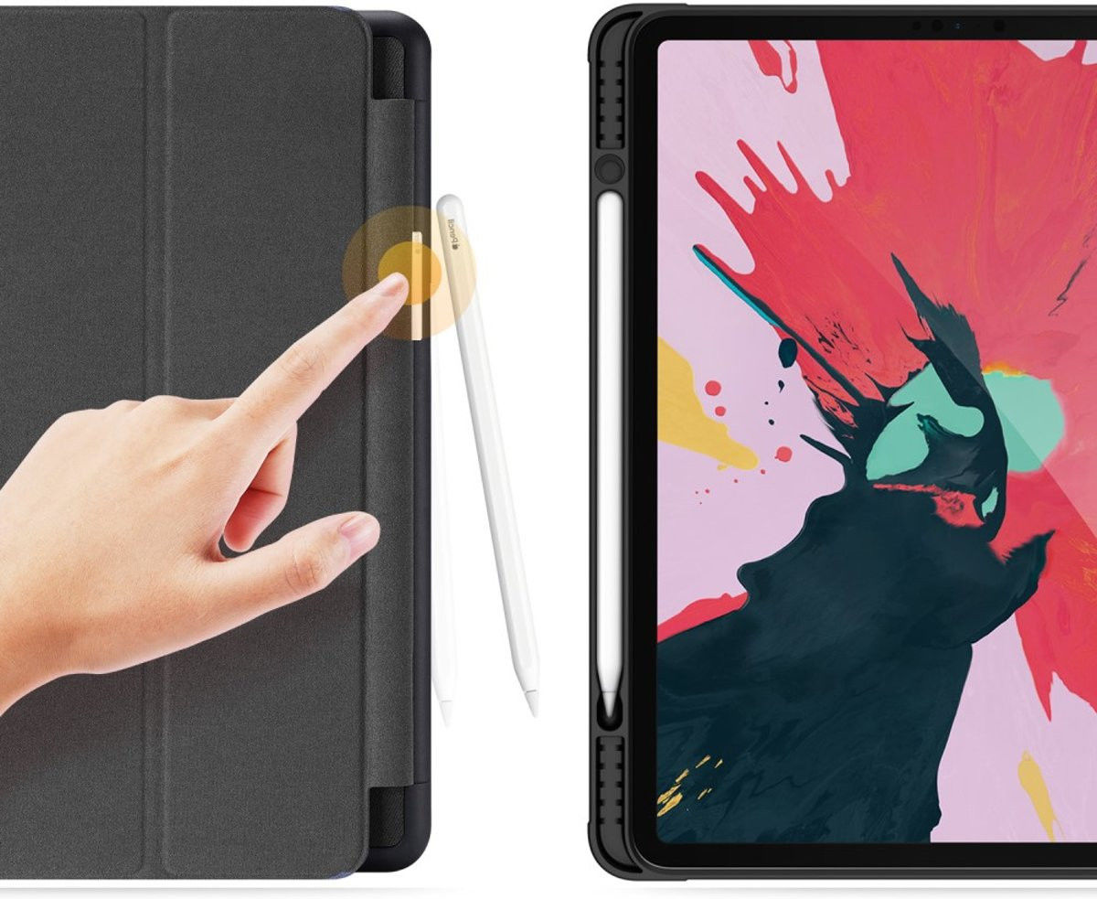 Dux Ducis Domo Series Apple iPad Pro 12.9 2018 / 2020 Tri-fold Blauw afbeelding 5