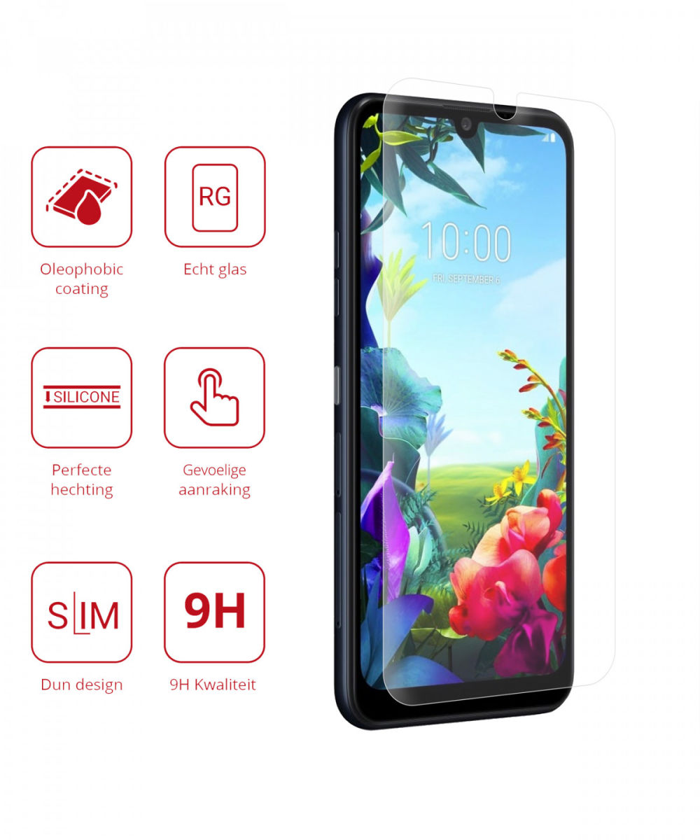 Rosso LG K40S Screen Protector 9H Tempered Glass afbeelding 2