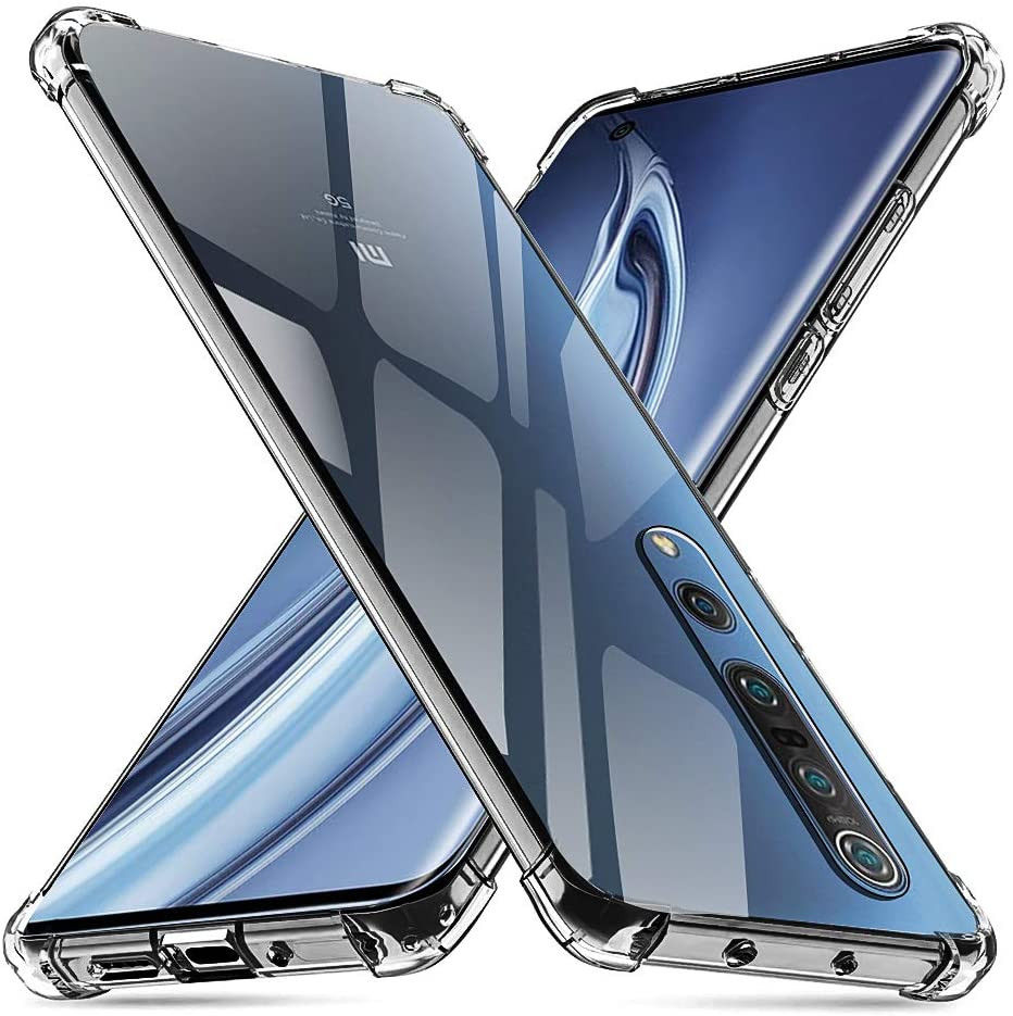 Xiaomi Mi 10 / Mi 10 Pro Hoesje Schokbestendig Transparant afbeelding 1