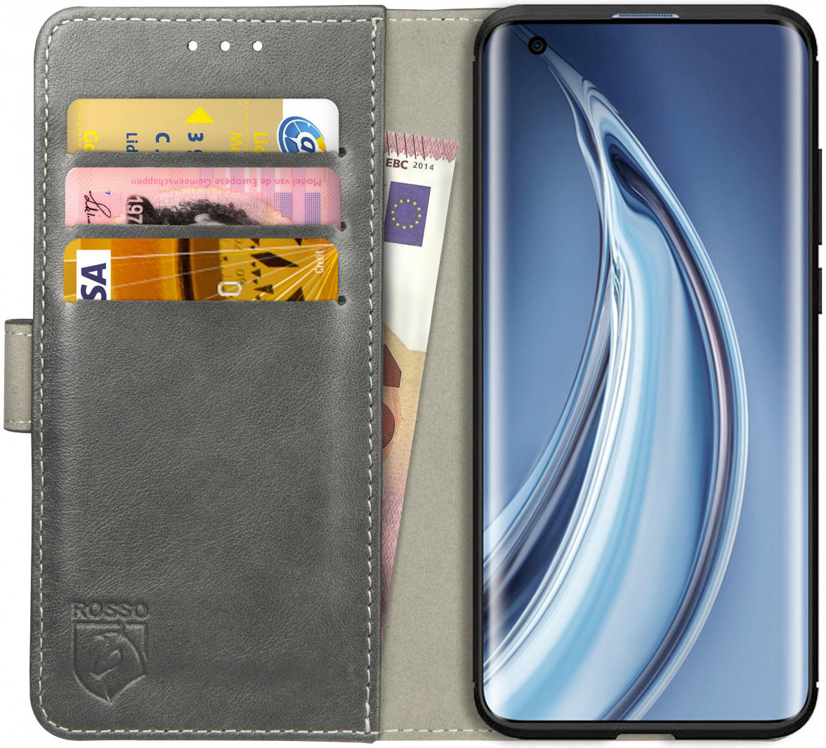 Rosso Element Xiaomi Mi 10 / Mi 10 Pro Hoesje Book Cover Grijs afbeelding 1