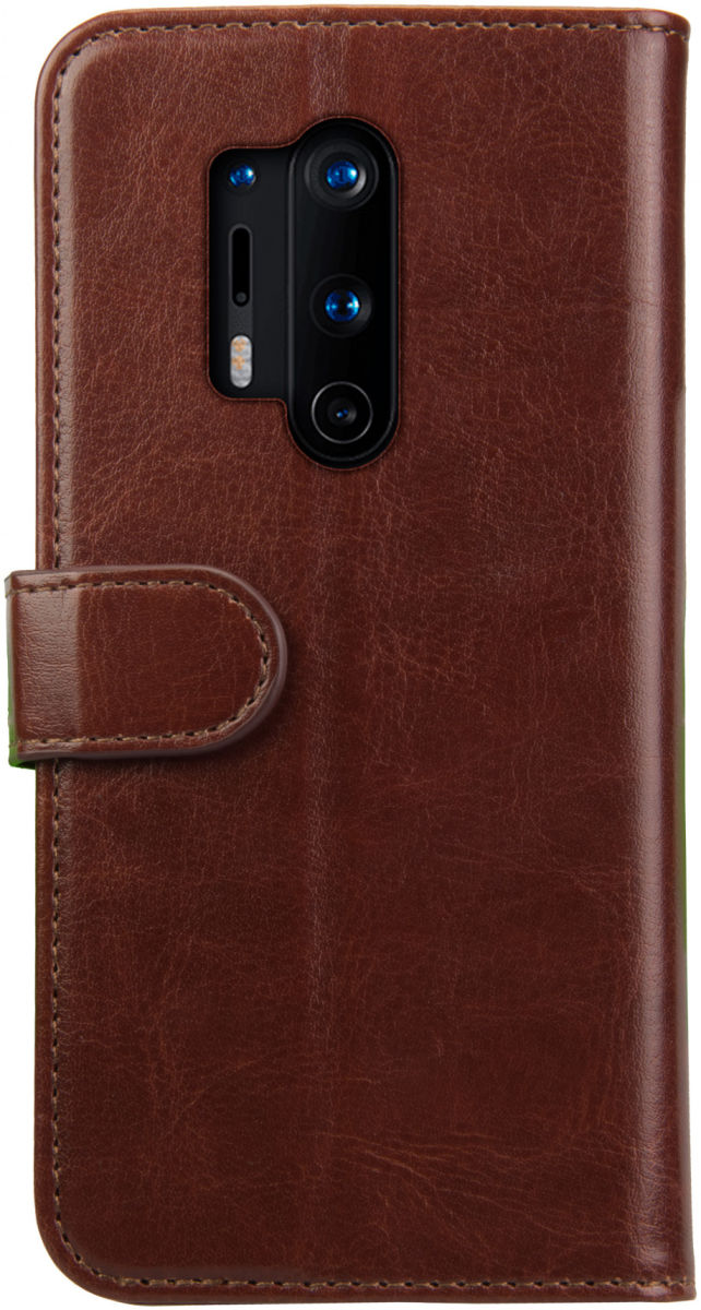 Rosso Element OnePlus 8 Pro Hoesje Book Cover Bruin afbeelding 5