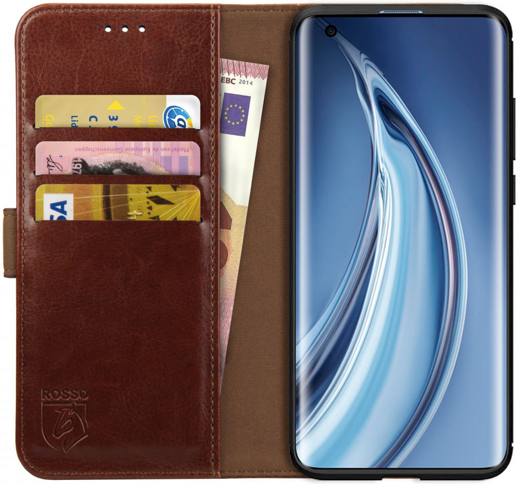 Rosso Element Xiaomi Mi 10 / Mi 10 Pro Hoesje Book Cover Bruin afbeelding 1