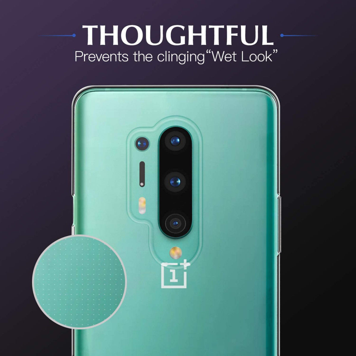 OnePlus 8 Pro Hoesje Dun TPU Transparant afbeelding 4