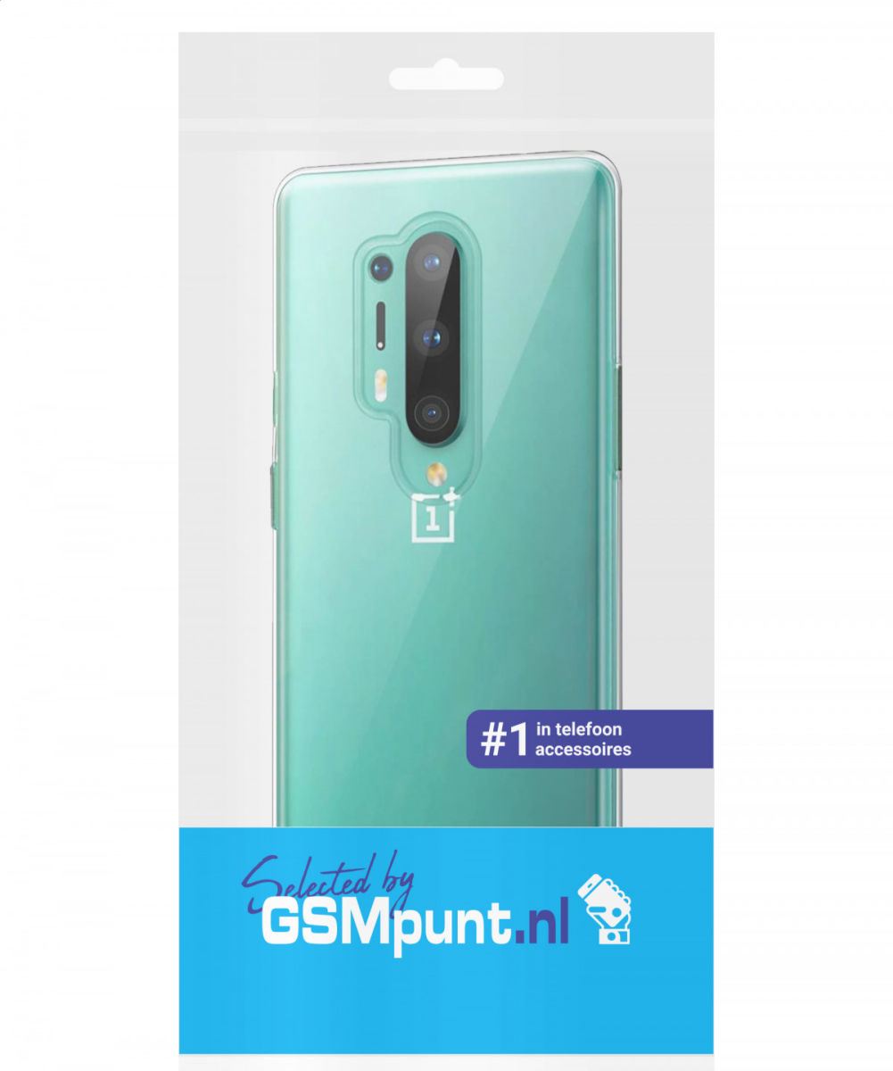 OnePlus 8 Pro Hoesje Dun TPU Transparant afbeelding 2