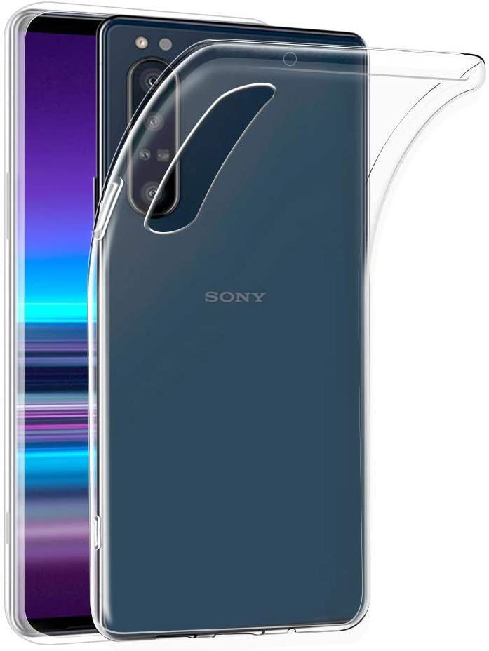 Sony Xperia 1 II Hoesje Dun TPU Transparant afbeelding 1