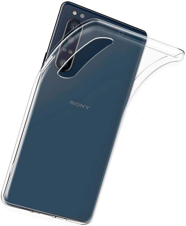 Sony Xperia 1 II Hoesje Dun TPU Transparant afbeelding 2