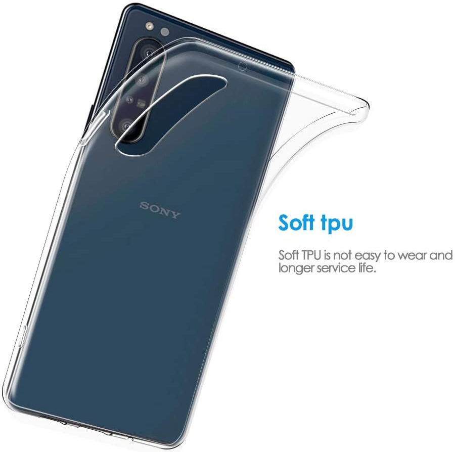 Sony Xperia 1 II Hoesje Dun TPU Transparant afbeelding 7