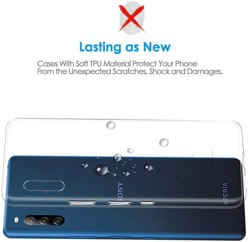 Sony Xperia L4 Hoesje Dun TPU Transparant afbeelding 3