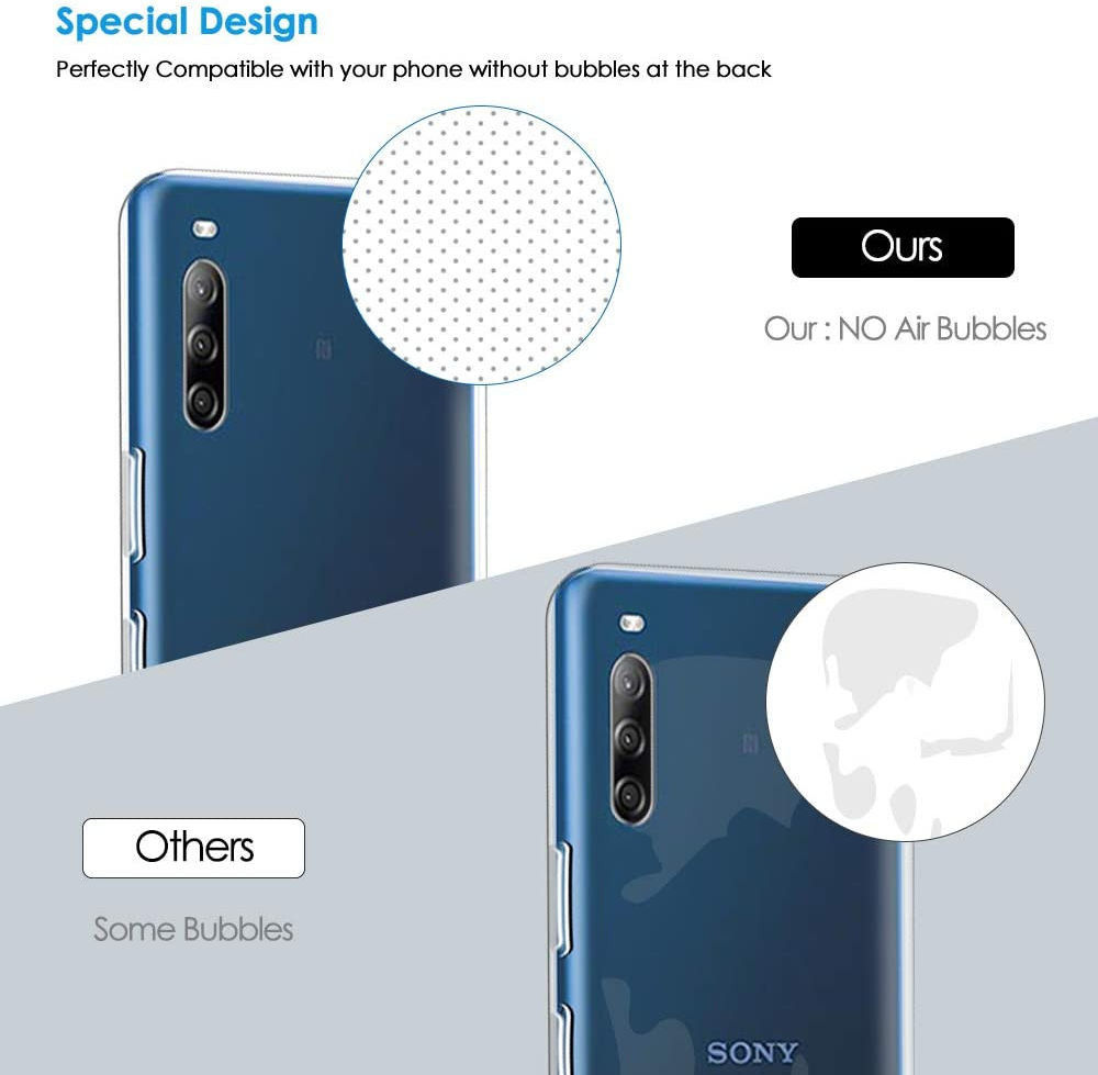 Sony Xperia L4 Hoesje Dun TPU Transparant afbeelding 4