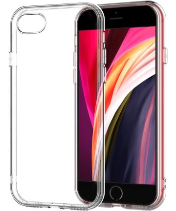 Apple iPhone SE (2020/2022) Hoesje Dun TPU Back Cover Transparant Hoesjes