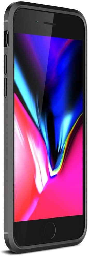 Apple iPhone SE (2020/2022) Hoesje Siliconen Carbon Zwart afbeelding 4