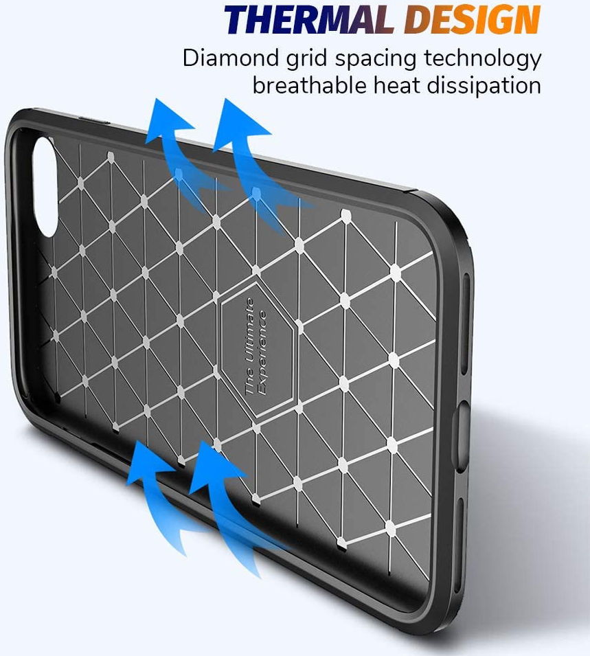 Apple iPhone SE (2020/2022) Hoesje Siliconen Carbon Blauw afbeelding 6