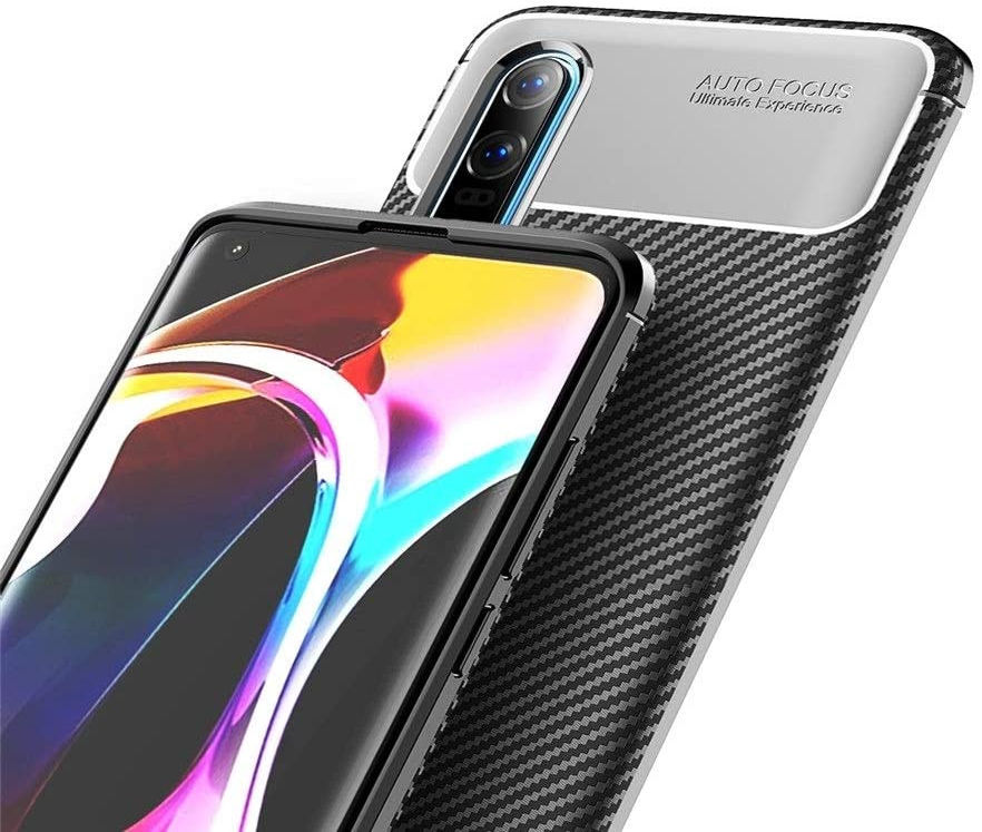 Xiaomi Mi 10 (Pro) Siliconen Carbon Hoesje Zwart afbeelding 7