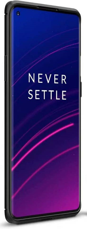 OnePlus 8 Pro Geborsteld TPU Hoesje Zwart afbeelding 9