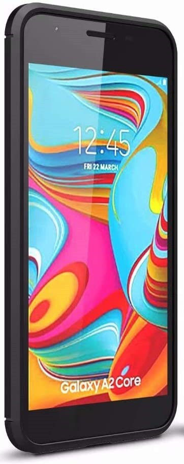 Sony Xperia L4 Geborsteld TPU Hoesje Zwart afbeelding 2