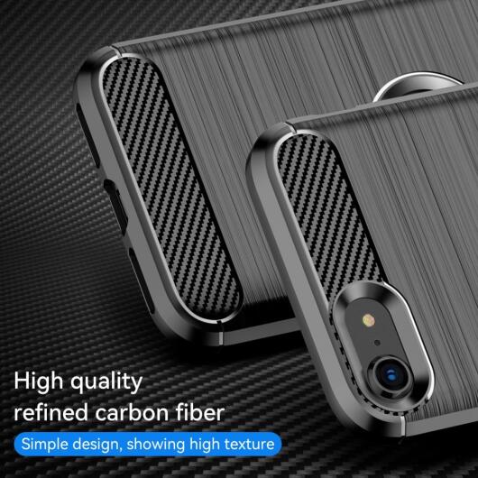 Apple iPhone SE (2020/2022) Hoesje Geborsteld TPU Back Cover Zwart afbeelding 6