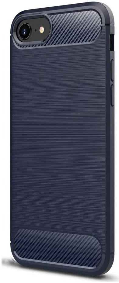iPhone SE (2020/2022) / 8 / 7 Hoesje Geborsteld TPU Flexibel Blauw afbeelding 2