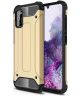 Samsung Galaxy A41 Hoesje Shock Proof Hybride Back Cover Goud