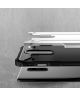 OnePlus 8 Hoesje Shock Proof Hybride Back Cover Zwart