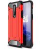 OnePlus 8 Hoesje Shock Proof Hybride Back Cover Rood
