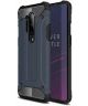 OnePlus 8 Pro Hoesje Shock Proof Hybride Back Cover Donker Blauw