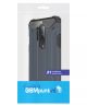 OnePlus 8 Pro Hoesje Shock Proof Hybride Back Cover Donker Blauw