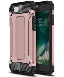 Apple iPhone SE (2020/2022) Hoesje Hybride Back Cover Roze Goud