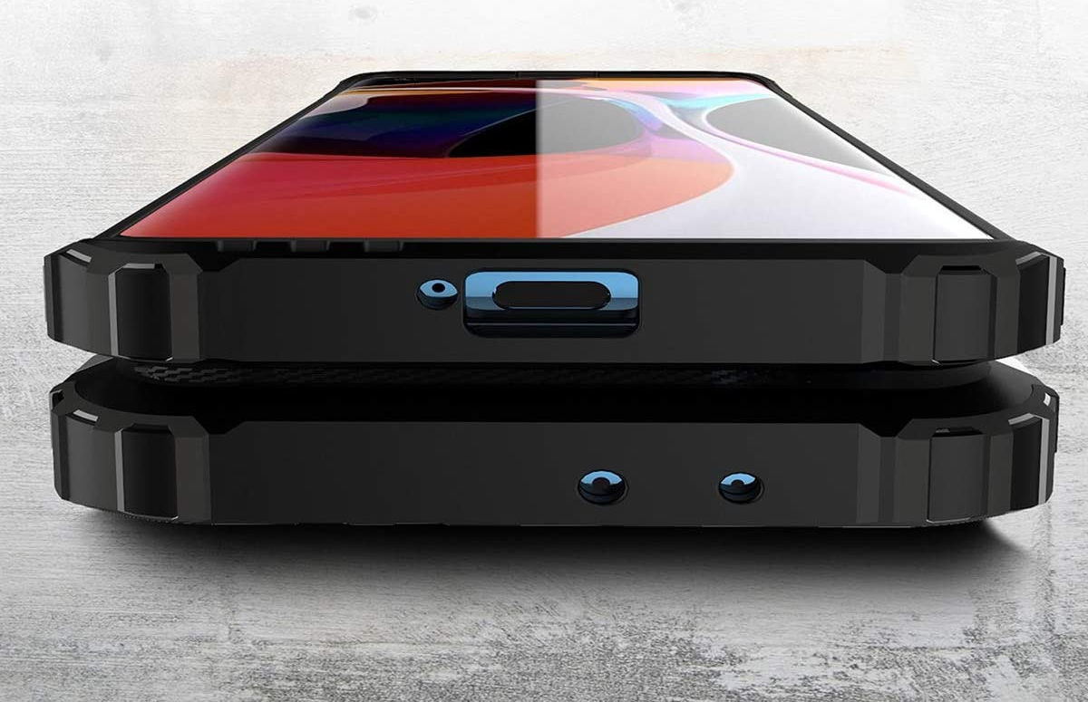 Xiaomi Mi 10 / Mi 10 Pro Hoesje Shock Proof Hybride Donker Blauw afbeelding 2