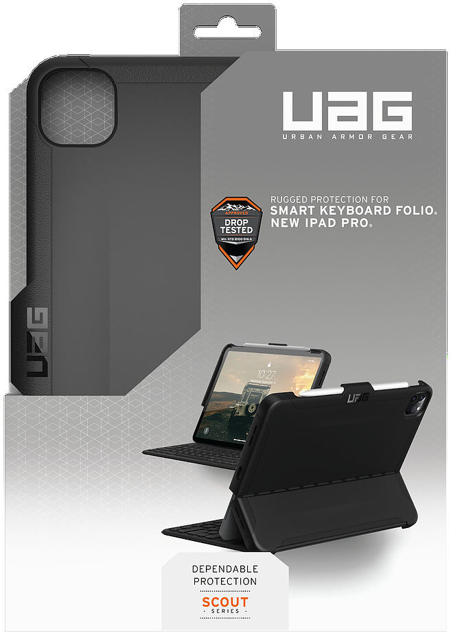 Urban Armor Gear Scout Apple iPad Pro 12.9 2018 / 2020 Hoes Zwart afbeelding 5