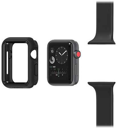 OtterBox Exo Edge Series - Apple Watch 42MM Hoesje - Bumper Case - Zwart afbeelding 6