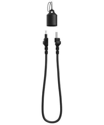 LifeProof Lifeactiv Lanyard USB-C Oplaad Kabel Zwart Kabels