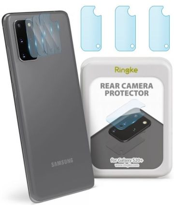 Ringke ID Tempered Glass Camera Lens Samsung Galaxy S20 Plus (3 Pack) Screen Protectors