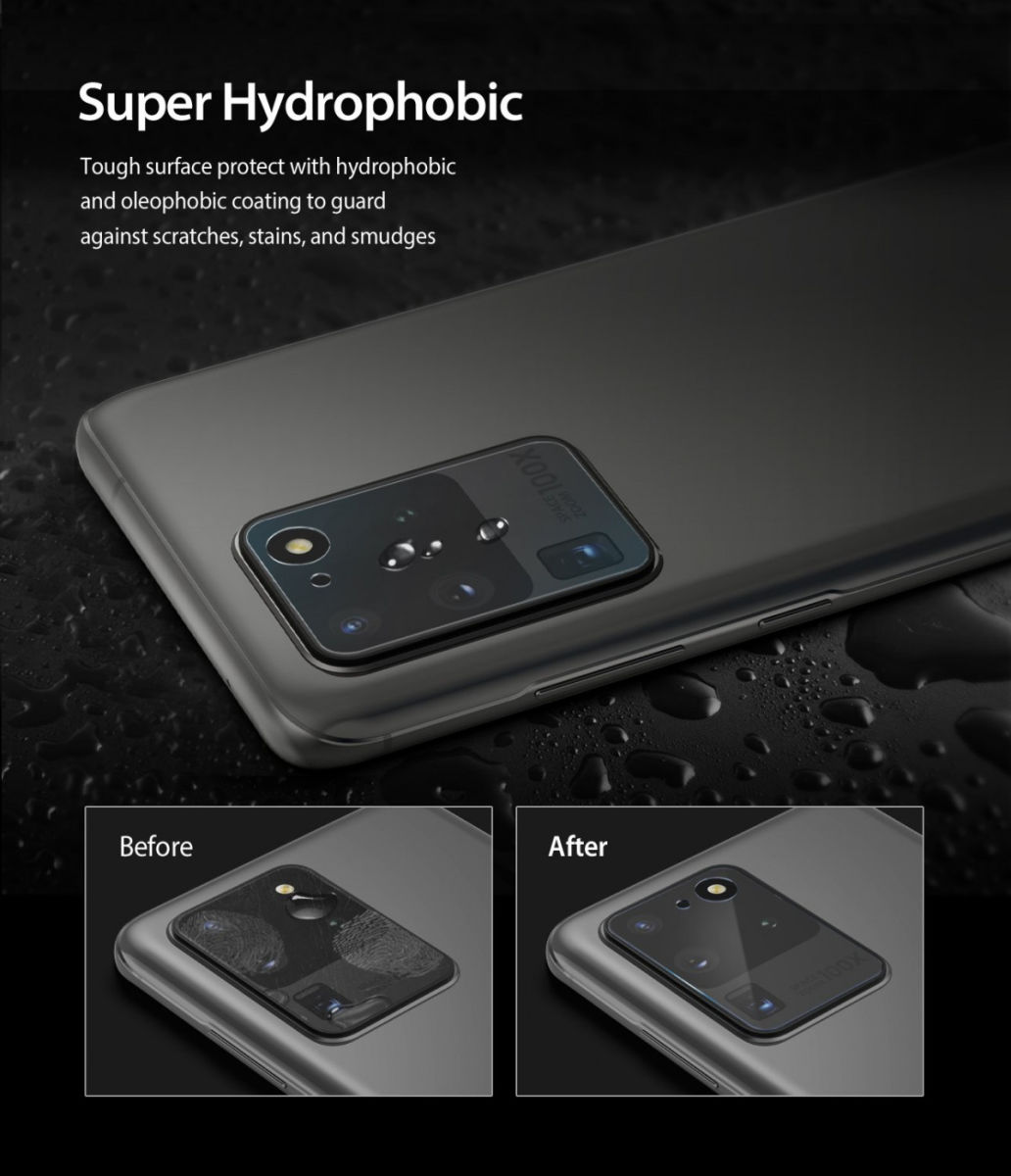 Ringke ID Tempered Glass Camera Lens Samsung Galaxy S20 Ultra (3 Pack) afbeelding 11