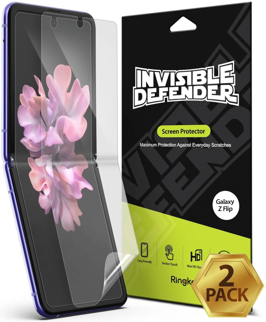 Ringke ID Full Cover Screen Protector Samsung Galaxy Z Flip [2-Pack] afbeelding 1
