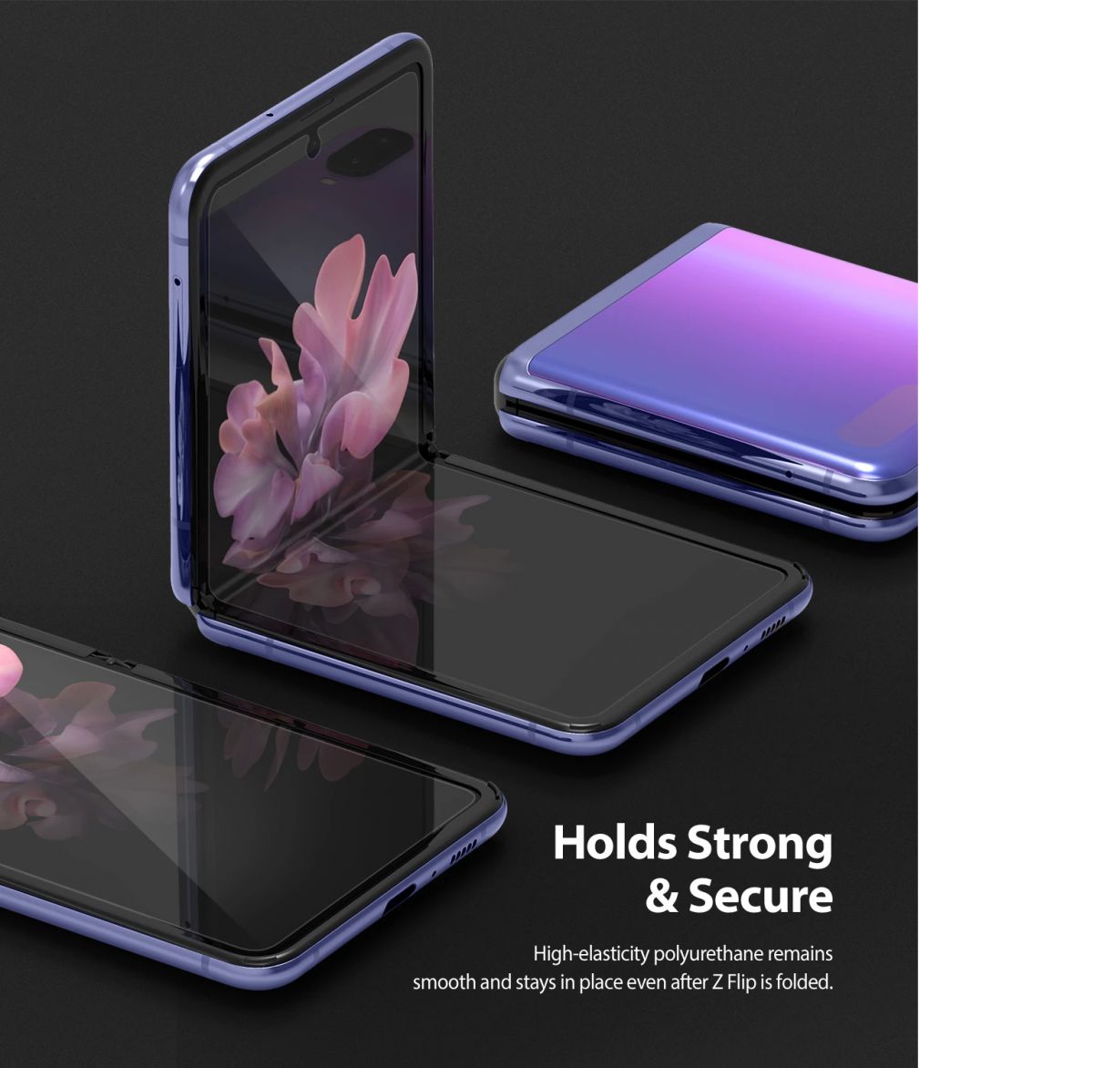 Ringke ID Full Cover Screen Protector Samsung Galaxy Z Flip [2-Pack] afbeelding 3