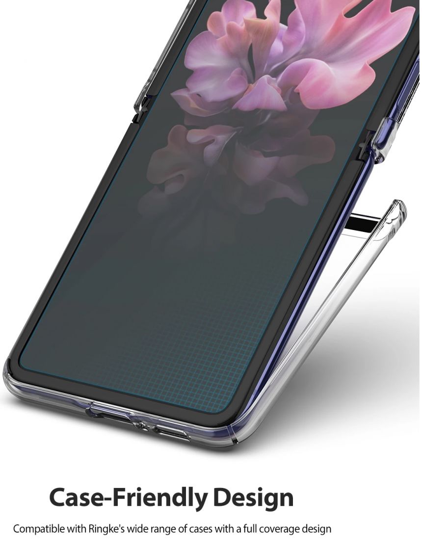 Ringke ID Full Cover Screen Protector Samsung Galaxy Z Flip [2-Pack] afbeelding 4