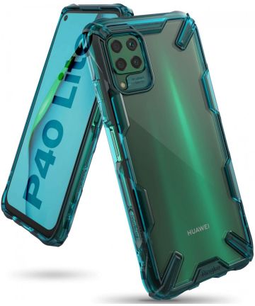 Ringke Fusion X Huawei P40 Lite Hoesje Groen/Transparant Hoesjes
