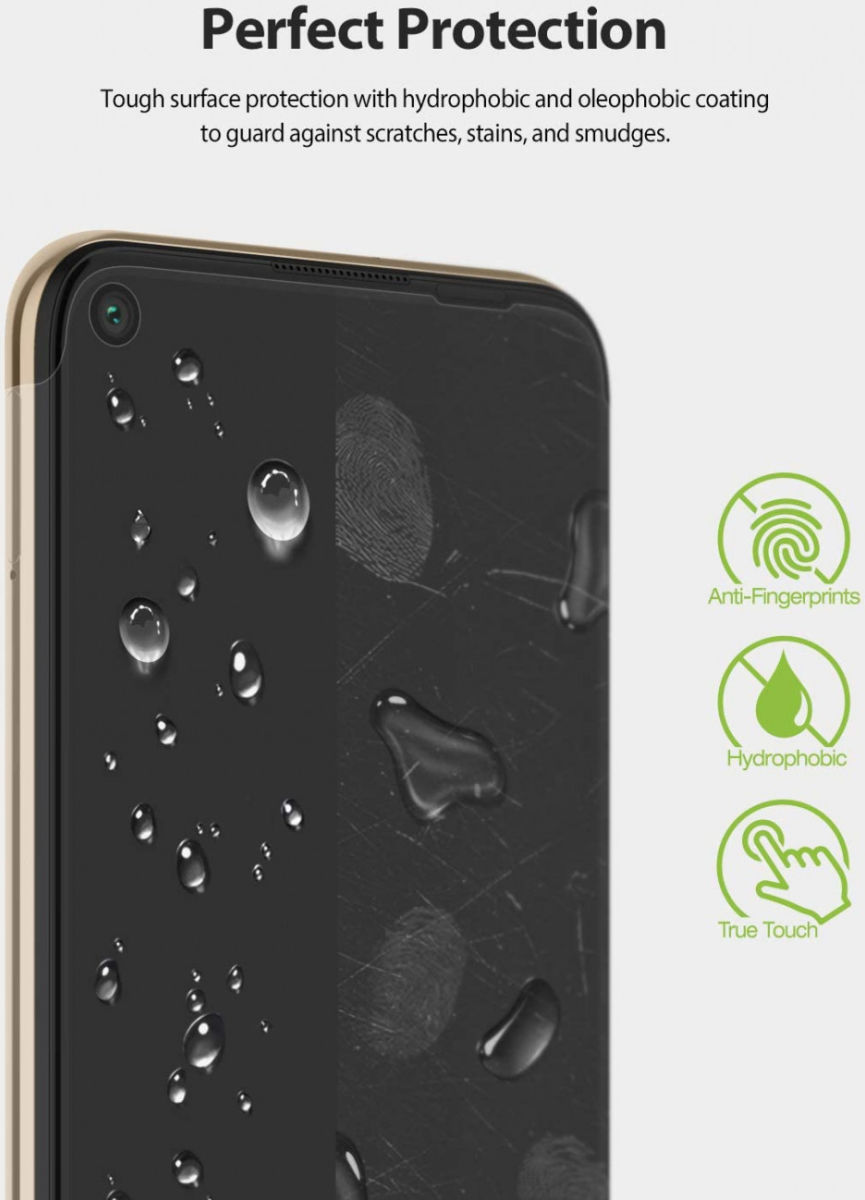Ringke Dual Easy Wing Huawei P40 Lite Screenprotector (Duo Pack) afbeelding 8