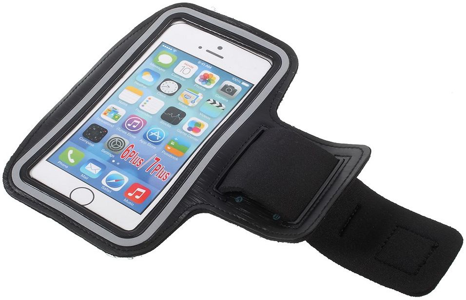 Universele Sportarmband Hoesje voor het Hardlopen 5.5 Inch Zwart afbeelding 8