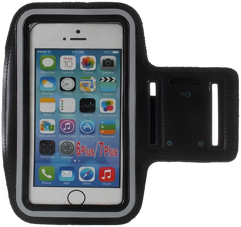 Universele Sportarmband Hoesje voor het Hardlopen 5.5 Inch Zwart afbeelding 9
