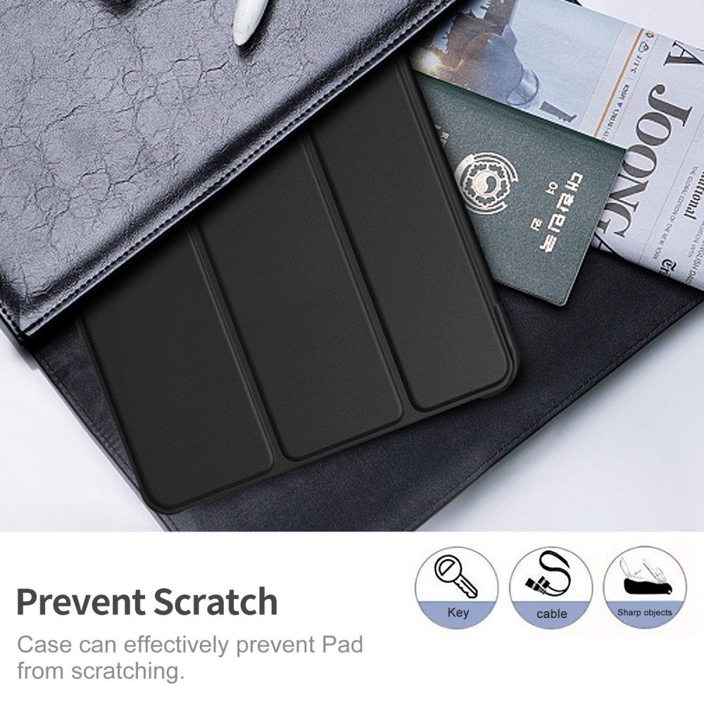 Apple iPad Pro 11 (2018/2020/2021) Hoes Tri-Fold Book Case Zwart afbeelding 3