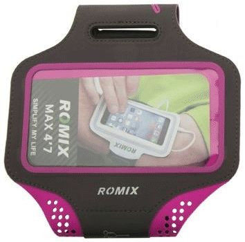 Luxe Sportarmband Universeel Hoesje voor het Hardlopen 5.5 inch Roze afbeelding 3