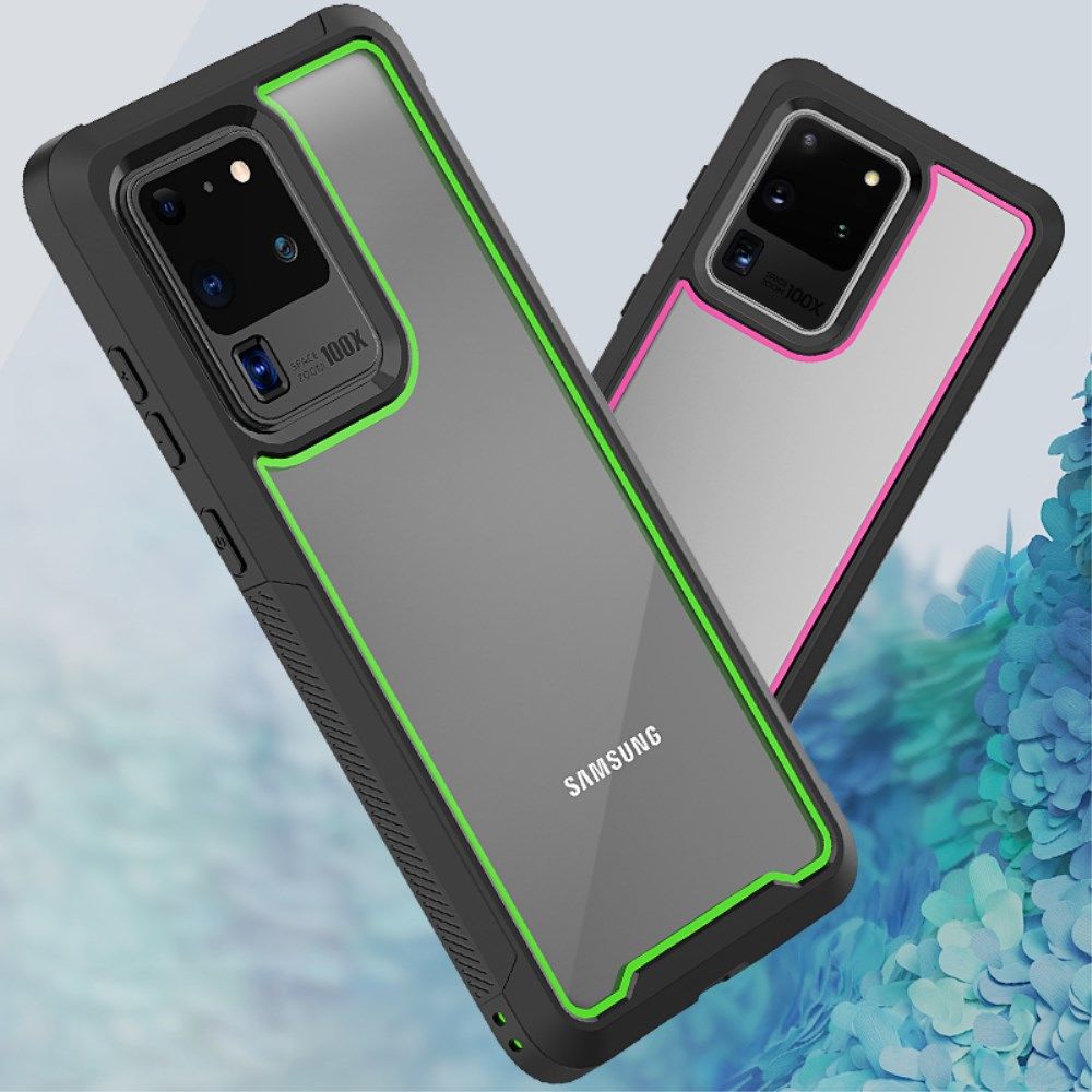 Samsung Galaxy S20 Ultra Hybride Bumper Hoesje Roze afbeelding 6