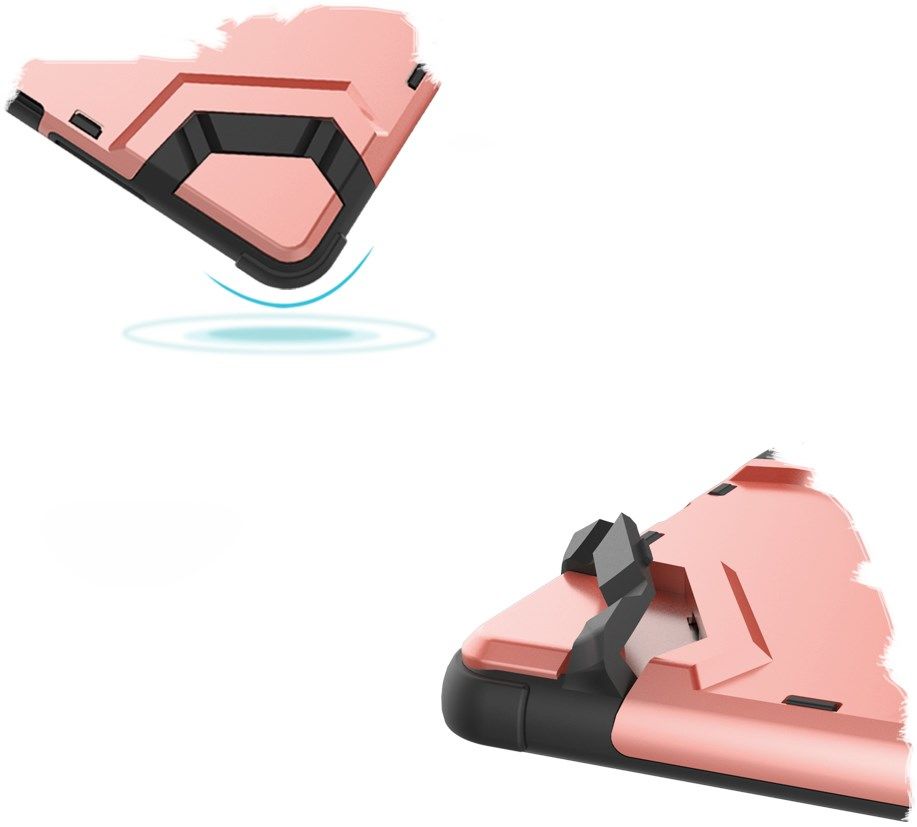 Lenovo Tab M10 (HD) Gen 1 Shock Proof Hoes Standaard en Handvat Roze afbeelding 3