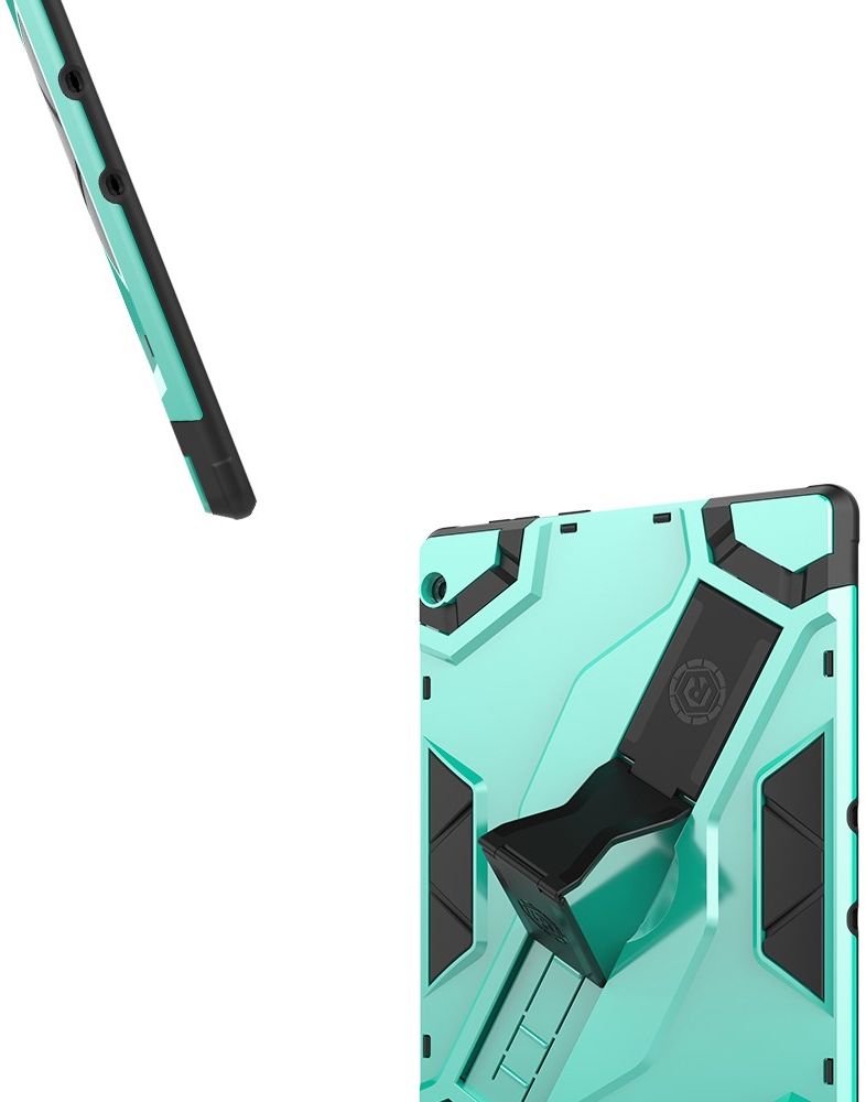 Lenovo Tab M10 HD Gen 1 Shock Proof Hoes Standaard en Handvat Groen afbeelding 7